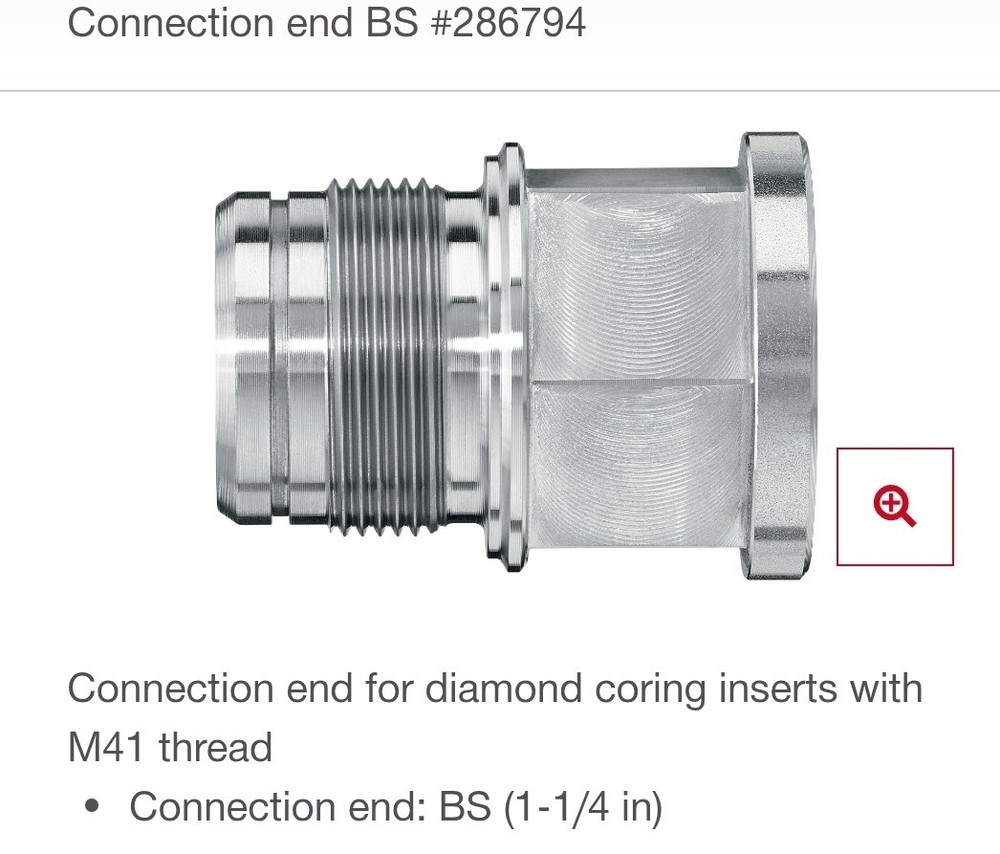 ONE HILTY BS Connection Ends ( 1 1/4") 286794