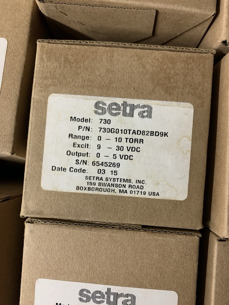 Setra 730 Vacuum Capacitance Manometer (1-10 Torr)