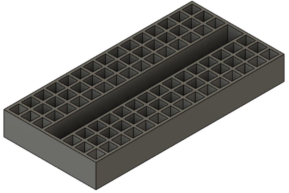 Impact bit holder insert for DEWALT Small ToughCase