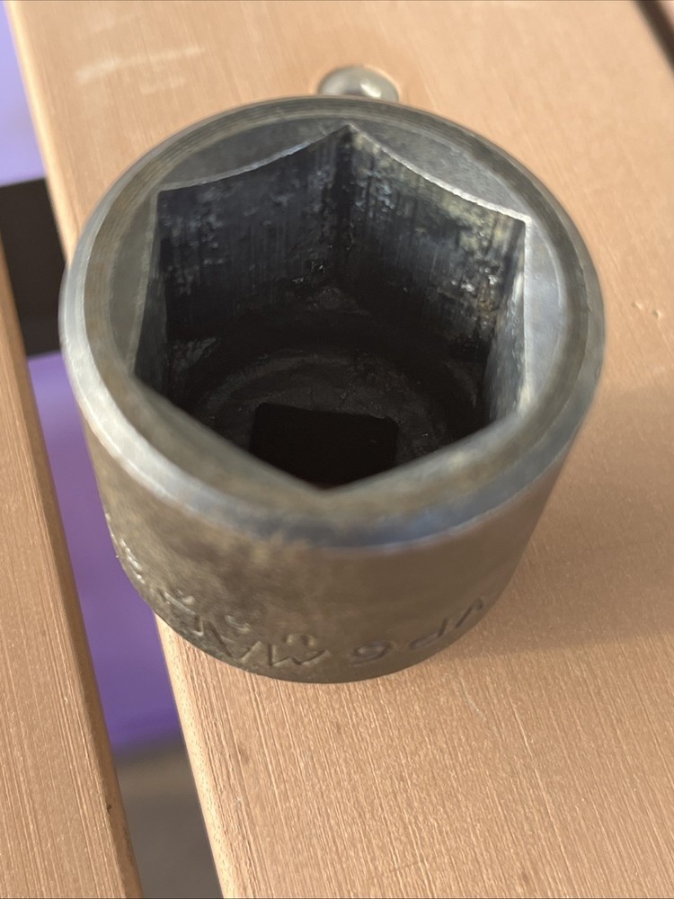 MAC TOOLS VP6 1/2" DRIVE 27MM 6 POINT IMPACT SOCKET