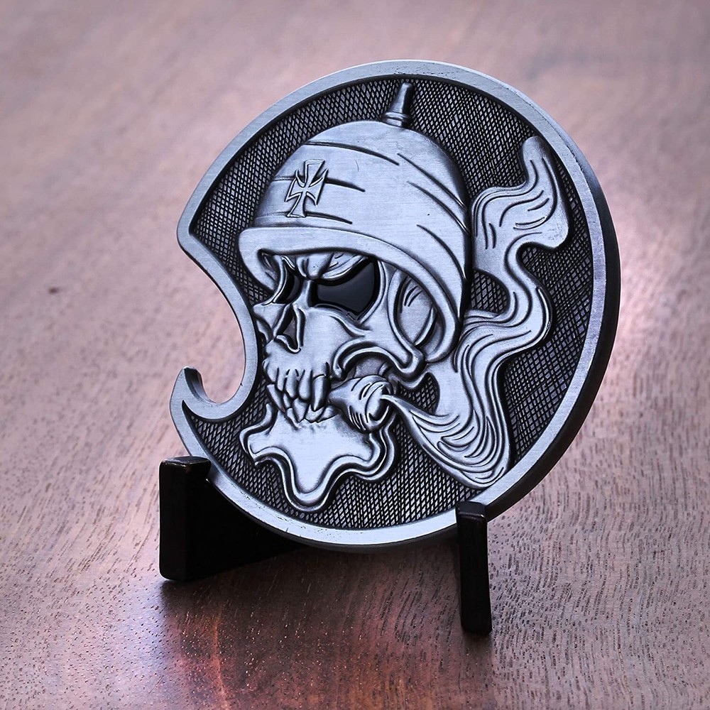 Motorcycle Creed Challenge Coin