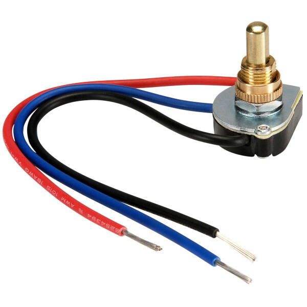 NTE 54-662 2-Circuit 4-Position Push-Button Canopy Switch 6A 125V