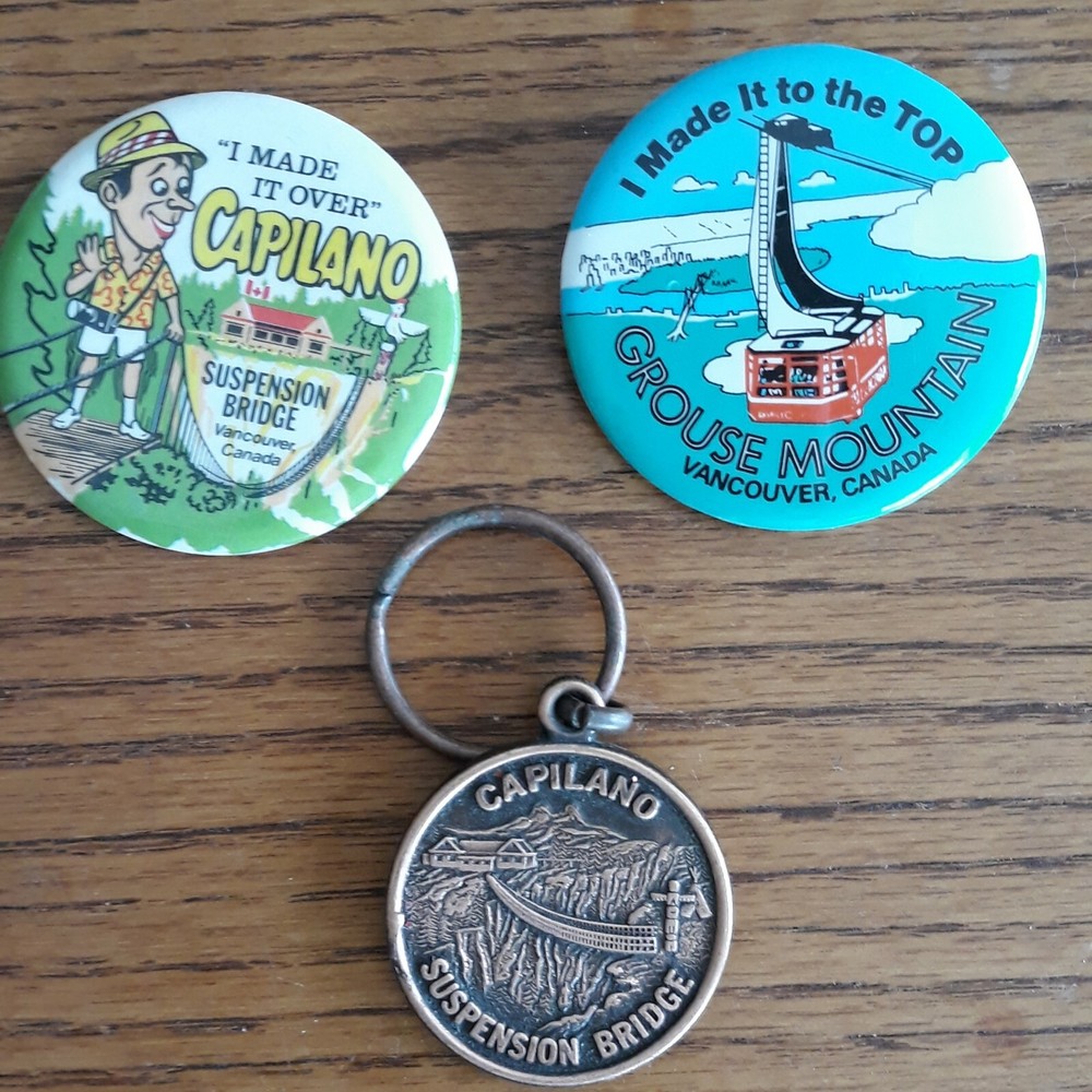 North American Assorted Souvenir Pins & Keychains