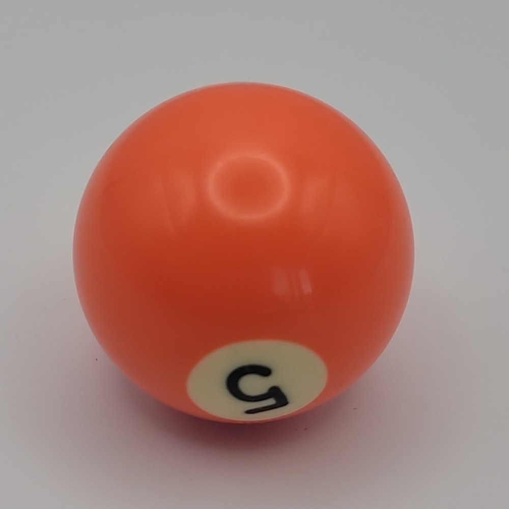 Vintage Billiard Ball / Pool Table Ball Small 1.5" Diameter VTG Solid Orange #5
