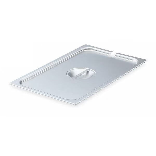 Full Size Steam Table Pan Cover Solid Stainless 22ga Rectangular NSF Lid