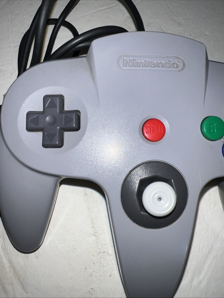 Nintendo 64 N64 Gray Controller Authentic OEM - Gray