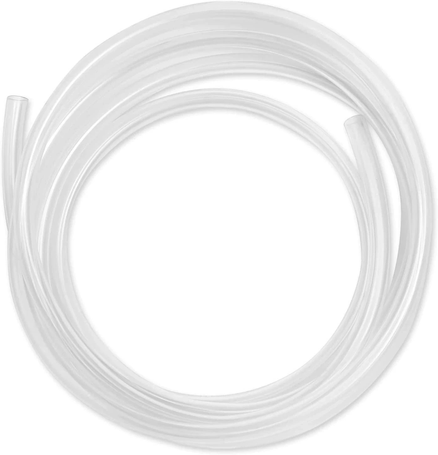10 Feet - 1/2" ID X 5/8" OD Clear Vinyl Tubing, Flexible PVC Plastic Tubing Hose