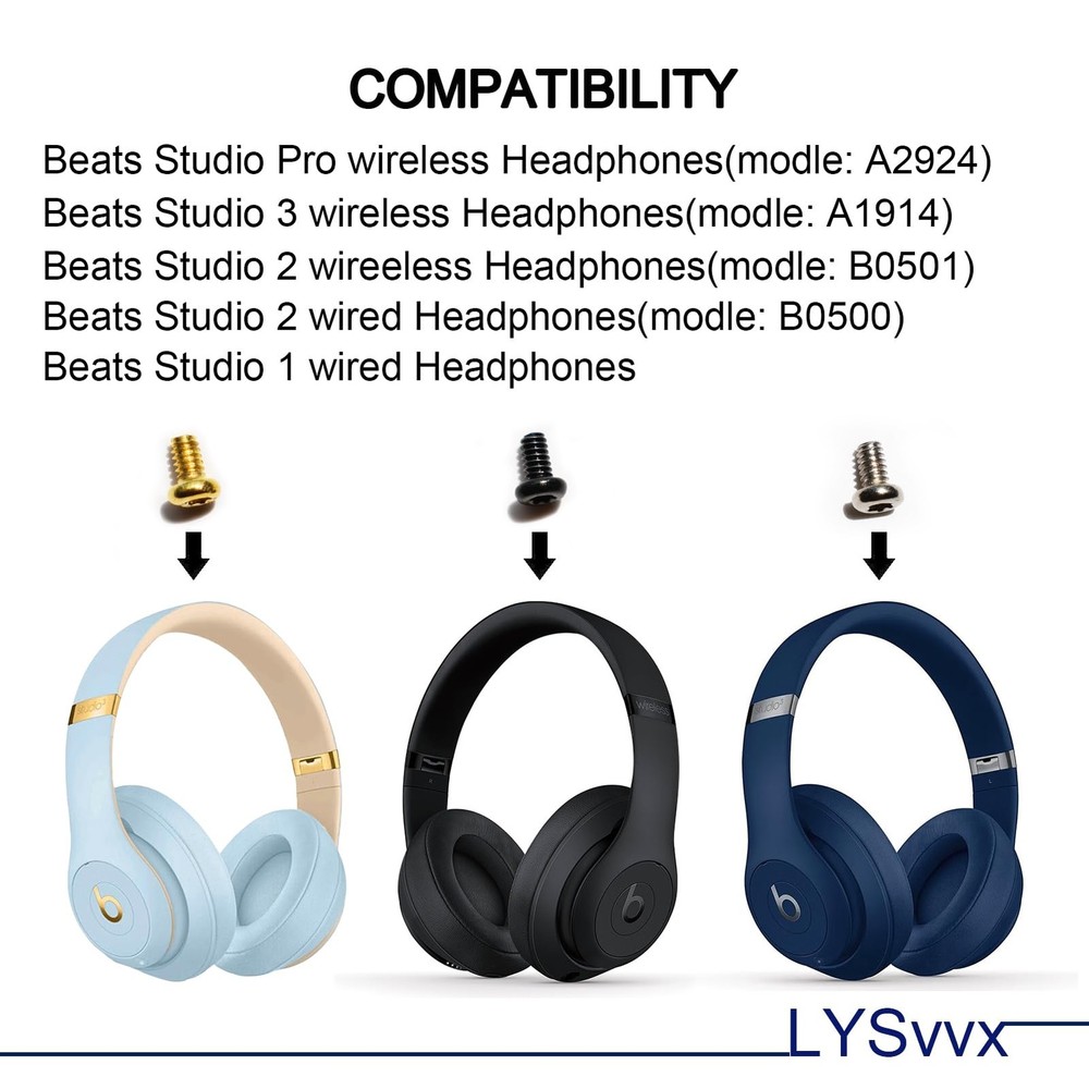 30PCS Studio 3 Headband Screws - Replacement for Pro/3/2/1...