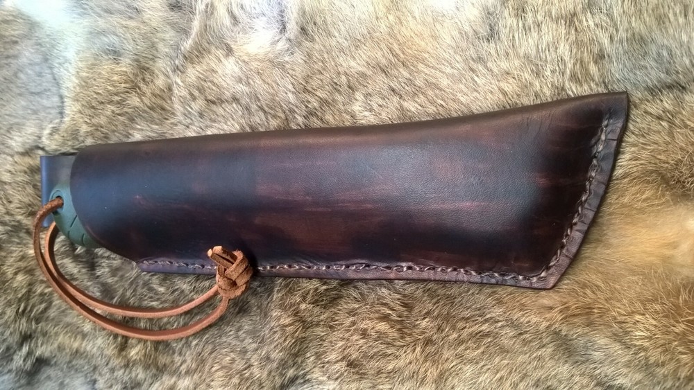 Handmade Leather Sheath for Bahco Laplander Folding Saw