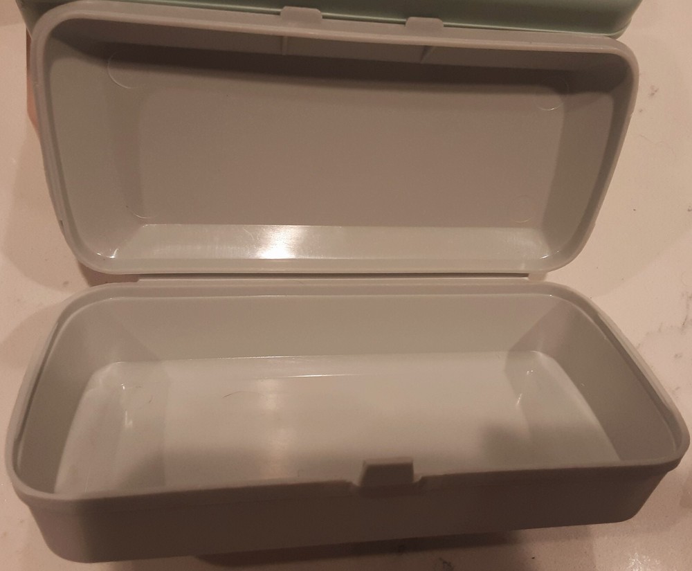 Vintage Sewing Machine Plastic Storage Case Box