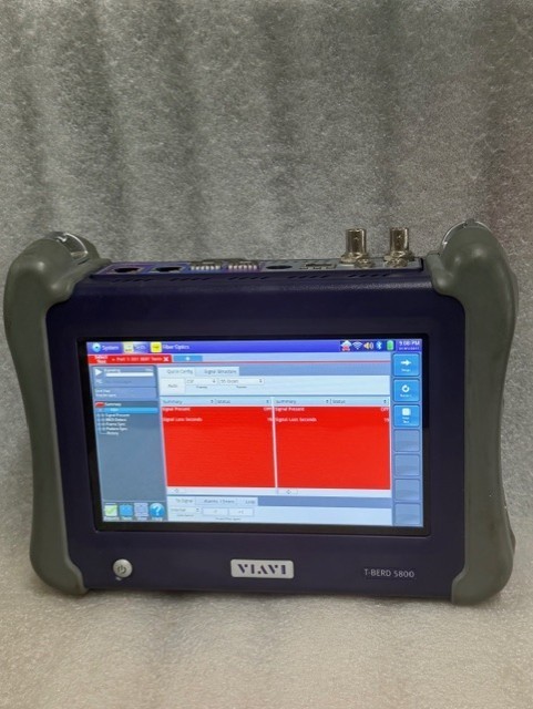 Viavi T-BERD 5800  Network Tester w/ Charger mint touch screen rechargeable