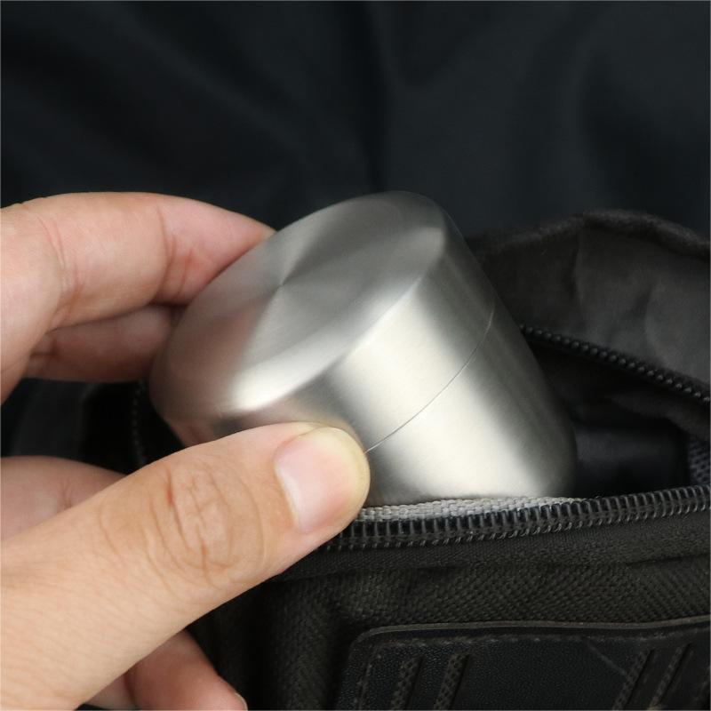 Hot EDC Titanium Waterproof Pill Holder Organizer Container Tea Storage Box