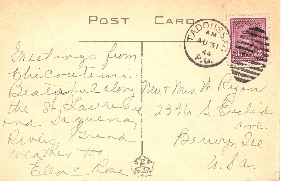 CHICOUTIMI, QUEBEC, CANADA - PC6535