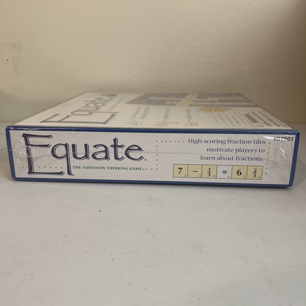 EQUATE The Equation Thinking Math Board Game Educational Fun New Sealed