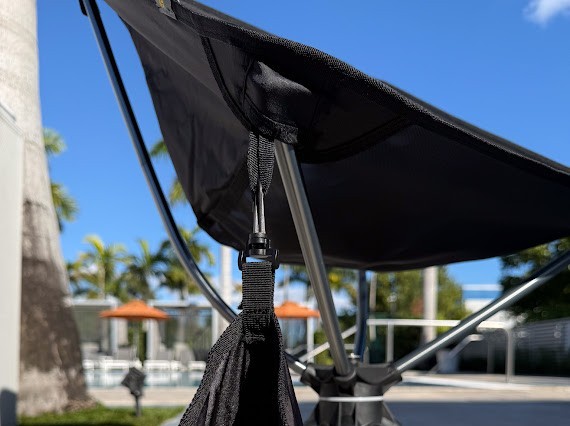 Medium Black Outdoor Folding Chair by Cokima