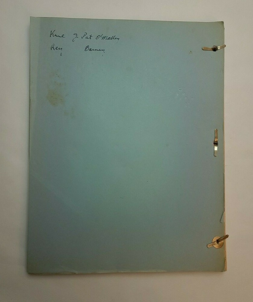 BLUEPRINT FOR ROBBERY / Irwin Winehouse 1960 Screenplay, Joe Conley used script