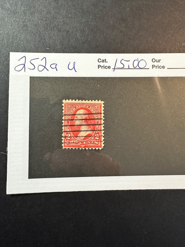 Scott # 252a  VF nice   2024 Scott Catalogue Value $ 15.00