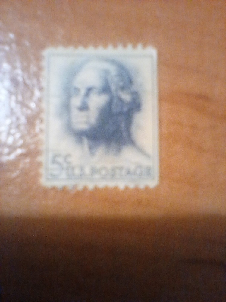 George Washington First Issue 5¢ Stamp