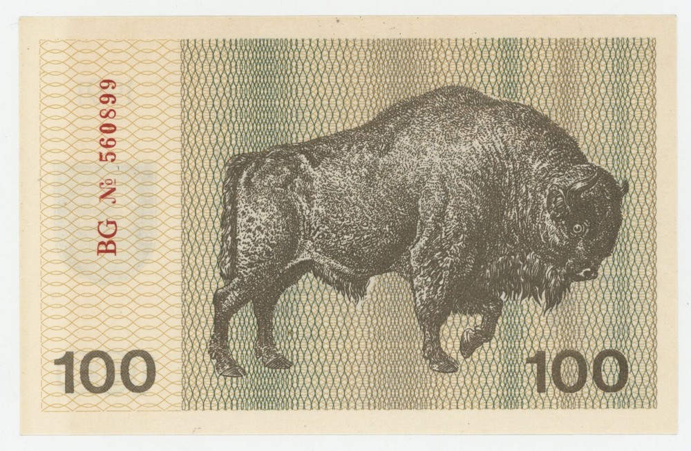 Lithuania 100 Tolanas 1991 Pick 35.b UNC Uncirculated Banknote Ref 899