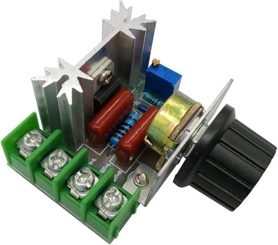 Adjustable 2000W Speed Regulator with LCD for Custom Voltage Settings - 50V-220V