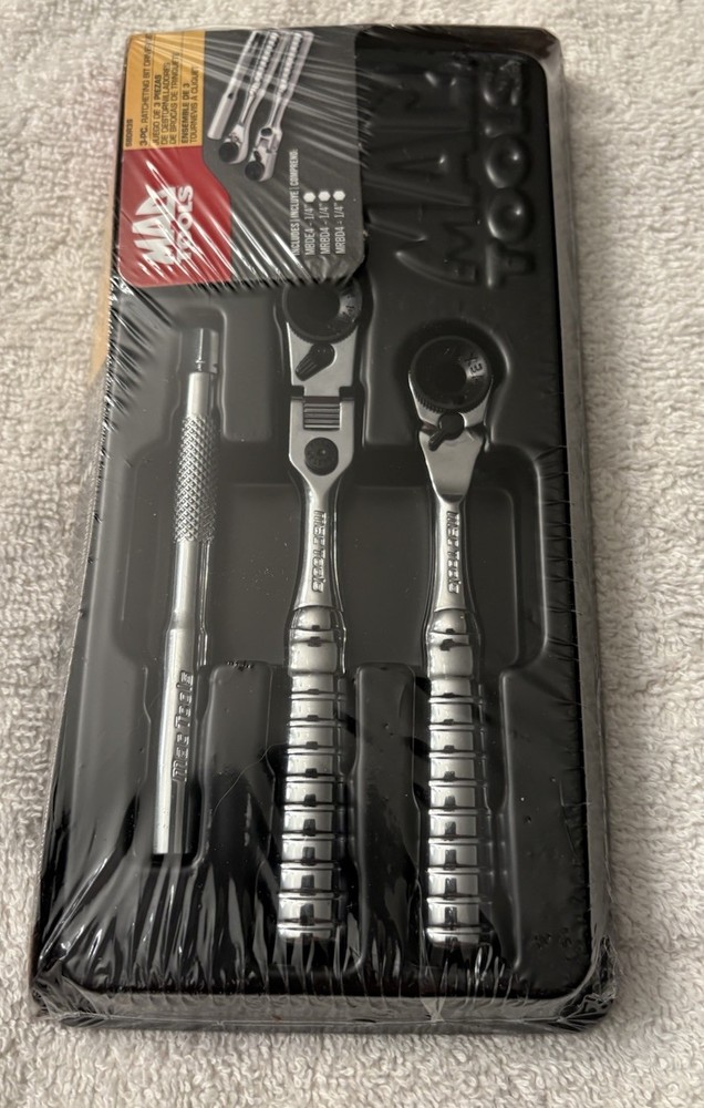 Mac Tools 3 Pc. Ratcheting Bit Driver Set w/Plastic Storage Tray