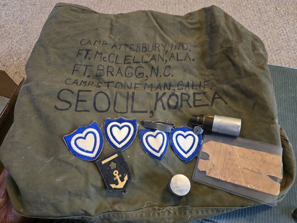 WWII Korean War XXIV 24th Corps Illinois Group