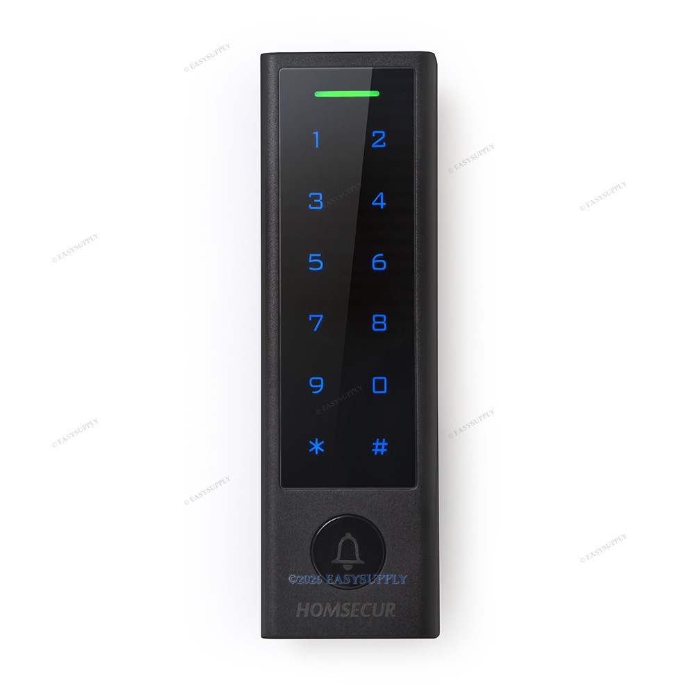 HOMSECUR APP WIFI Password Access Control Set Surface Mount Drop Bolt Lock