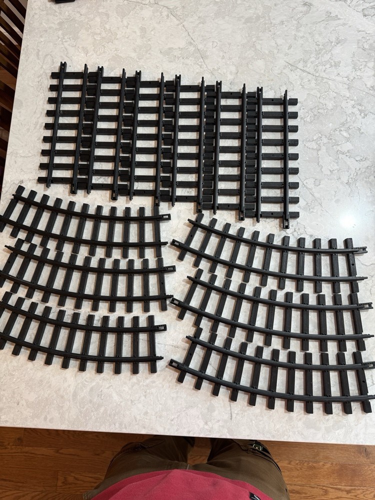New Bright Ind Co LTD 1986 Train Tacks. No Train Included