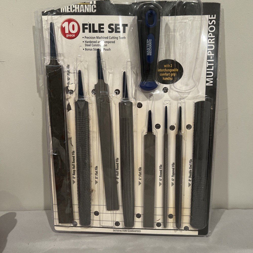 Master Mechanic 9-Pc. File Set with Pouch - 527721