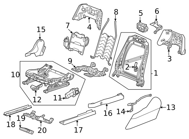 Genuine GM Damper Bracket 13539478