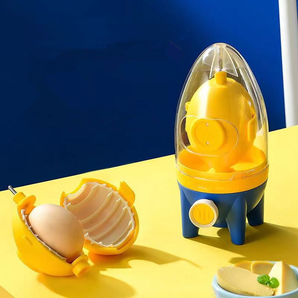 Egg Yolk White Mixer Scrambler Shaker Hand Pull Type Blender Spinner Manual Tool