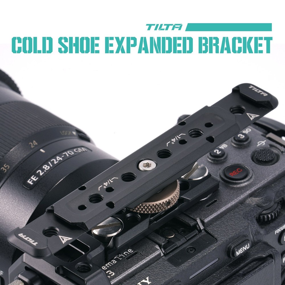 Tilta Dual Cold Shoe Expanded Bracket Camera Expansion Adapter Mounting