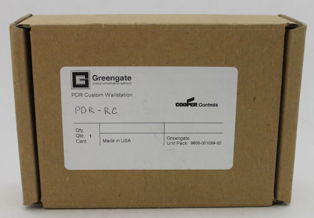 Greengate Cooper PDR-RC 2-Button Room Controller Wallstation