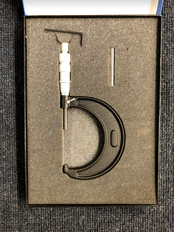 Pioneer Central Tools Micrometer. 2-3" Range, .001" Graduations USA
