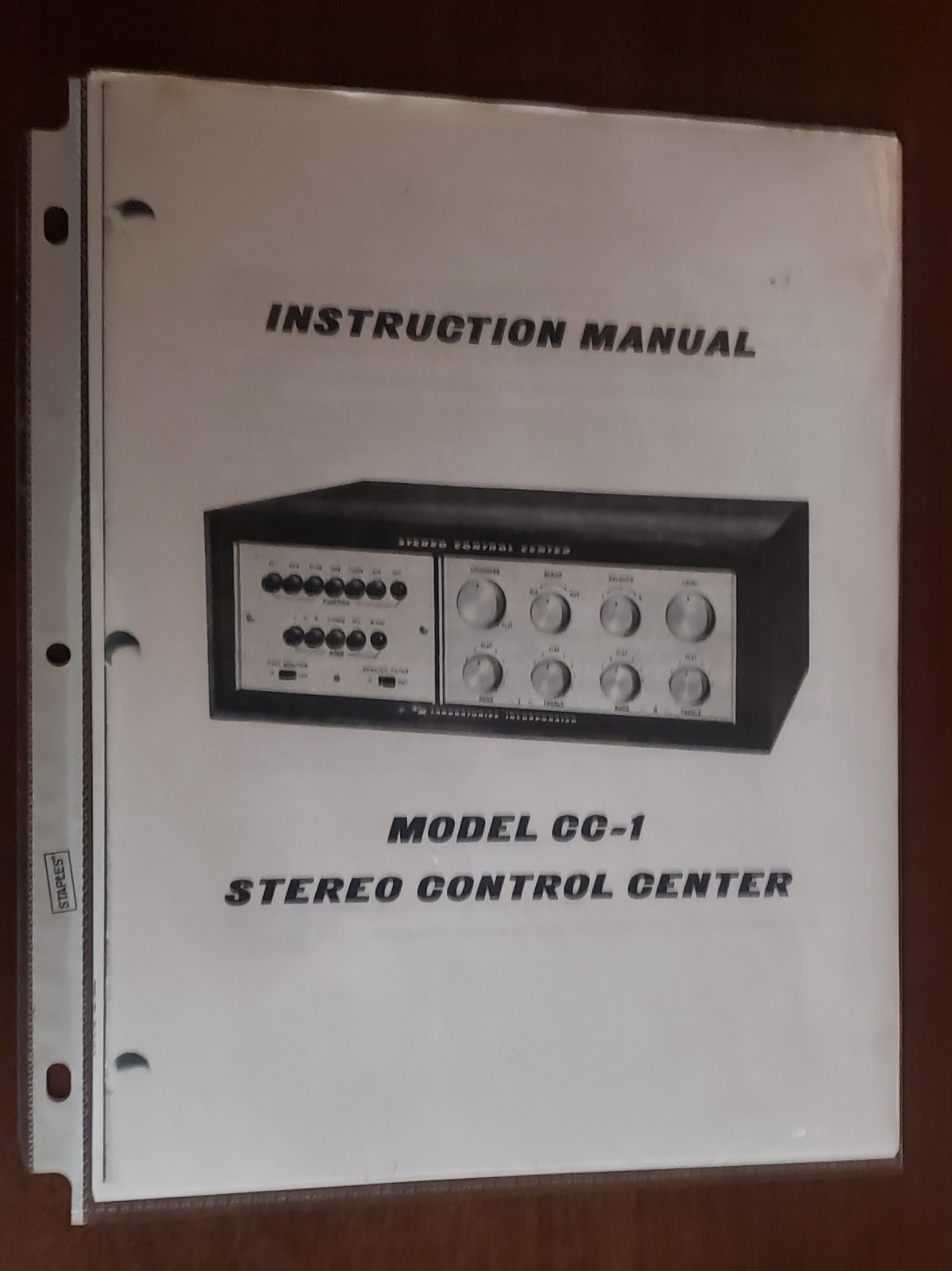 RARE CM Laboratories Labs CC-1 S.S. Preamplifier Control Amplifier w/Wood Case
