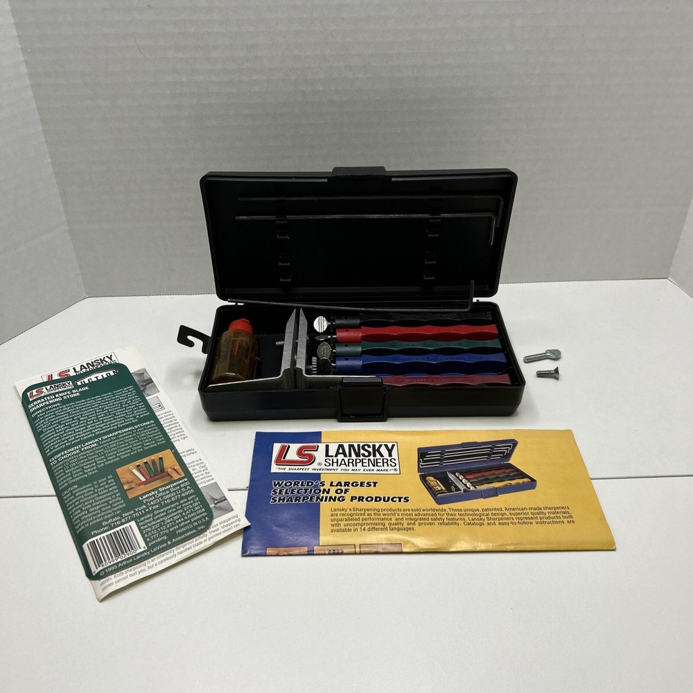 Lansky Deluxe 5-Stone Controlled-Angle Precision Knife Sharpening System