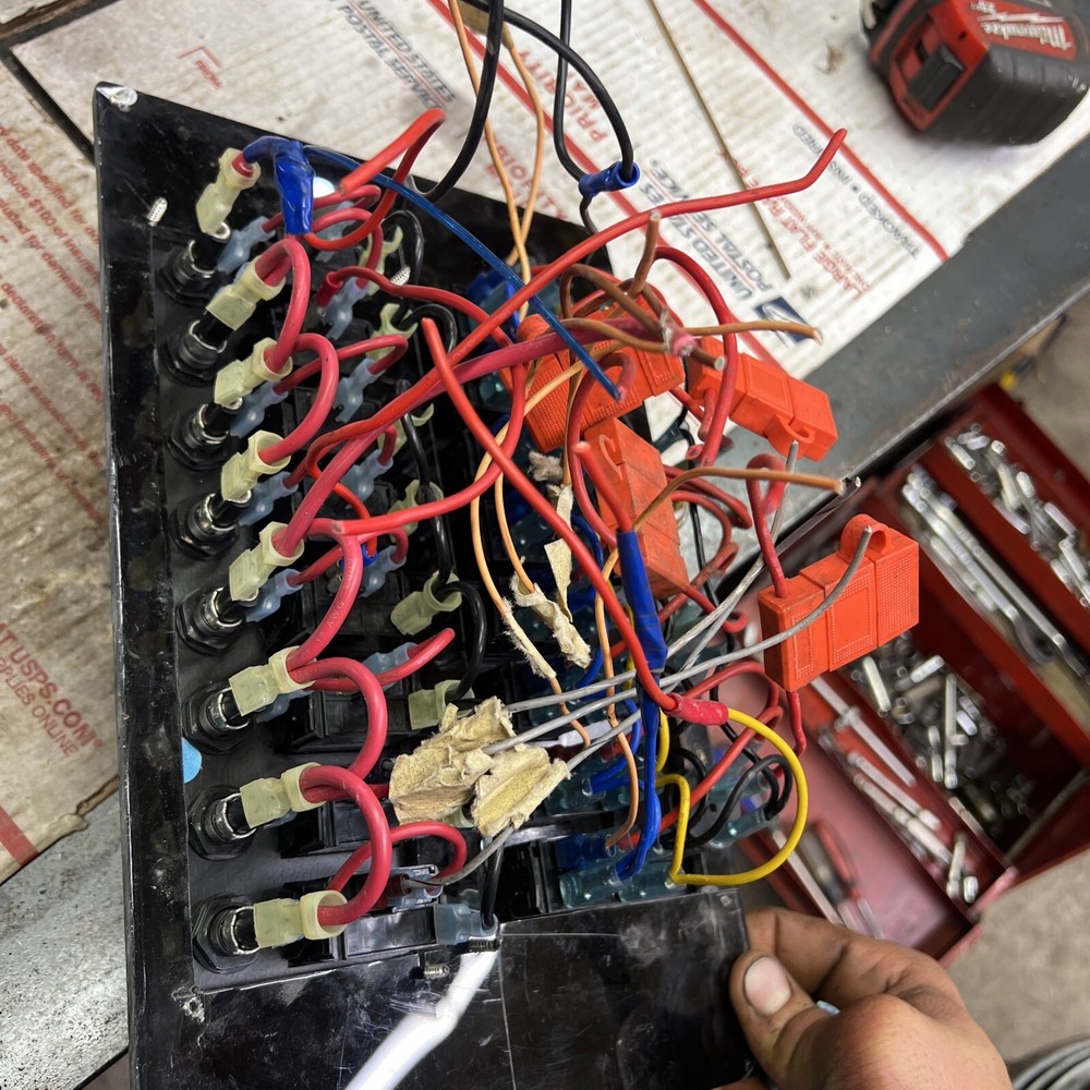 Boat dash panel