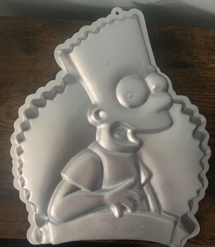 Bart Simpson Wilton Vintage 1990, With Original Insert. Excellent Condition