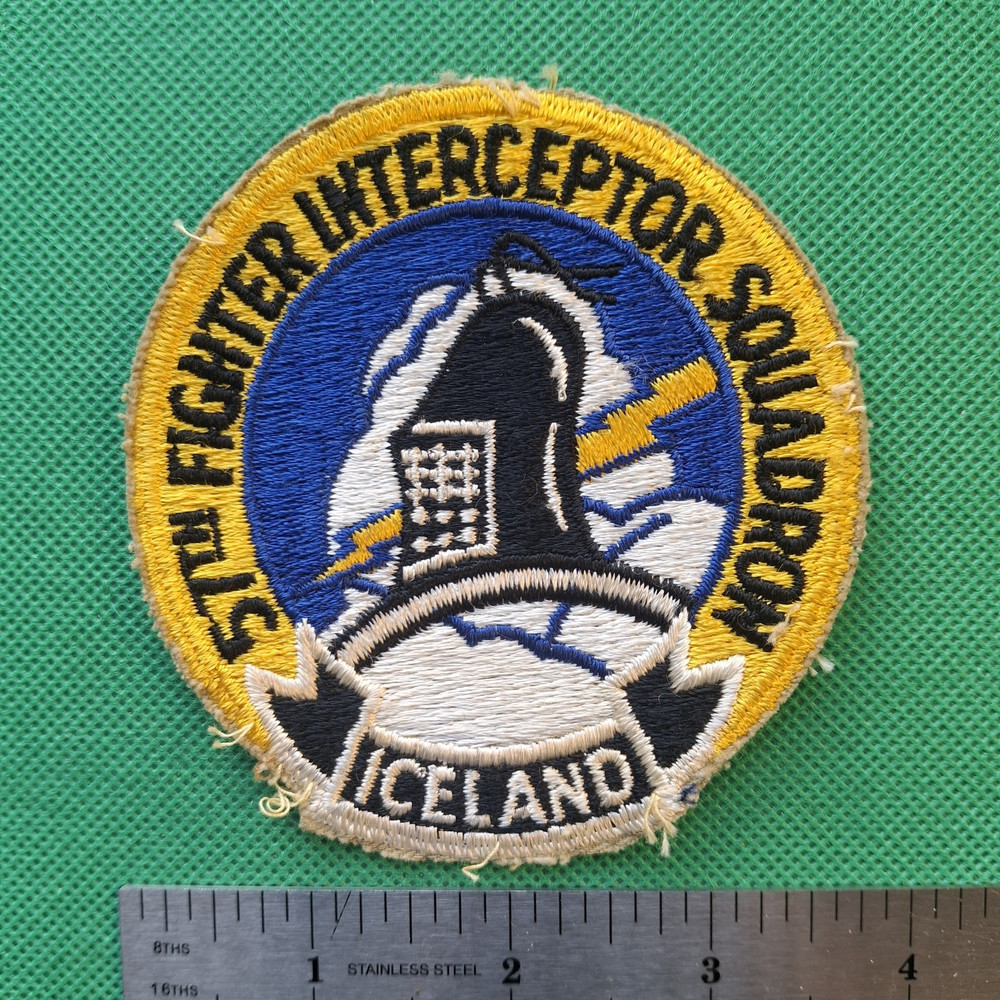 US Air Force Late 1950's/60's 57th Fighter Interceptor Squadron Patch