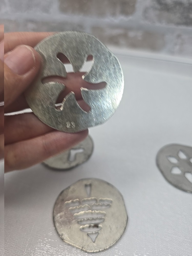 *VINTAGE* 11 Mirro Cookie Press Spare Replacement Discs **READ***