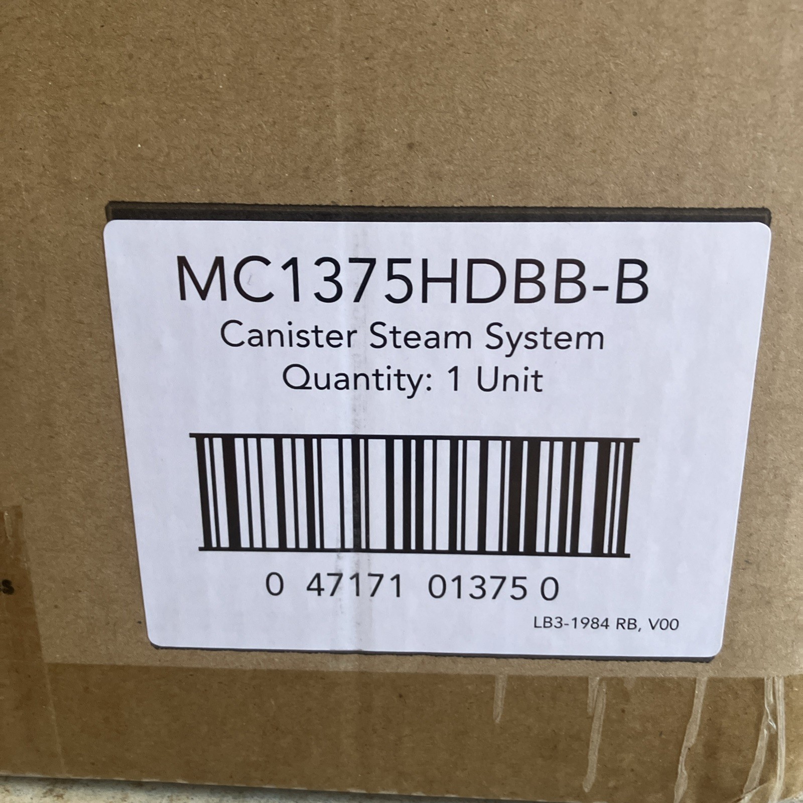 20 pc McCulloch Canister Steam Cleaner MC1375 1500W 48oz w/accessories New