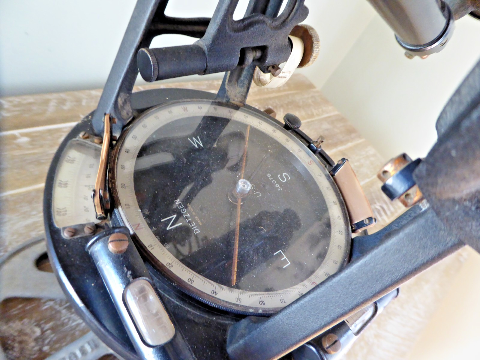 RARE WWII 2 Government Issue Dietzgen Military Engineers Corps Surveyors Transit