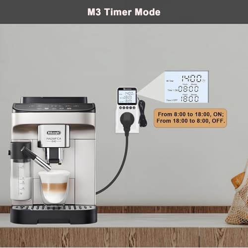 Plug in Thermostat Timer Temperature Controller KT3200proBL with Backlit