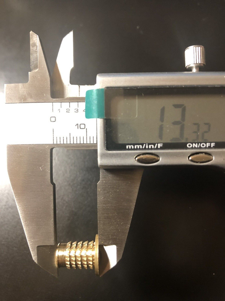 20 pcs Multicert Threaded Barbed Insert M6 Brass by Tappex (Plastic, Press in)