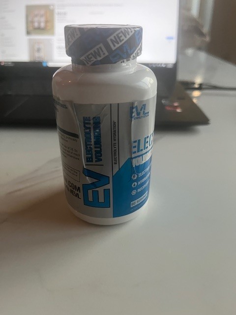 EVLution Nutrition Electrolyte Volumizing Hydration Tablets 60 Servings 10/25