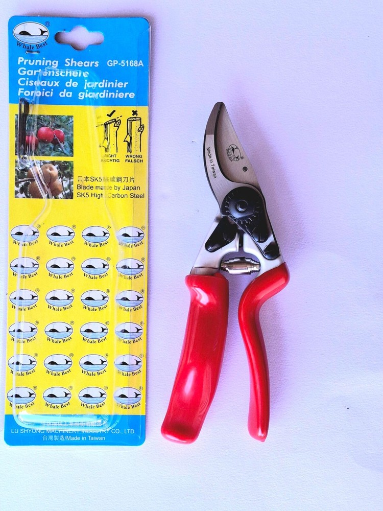 One-hand pruning shear/secateurs , HIGH PERFORMANCE, Ergonomic, REVOLVING Handle