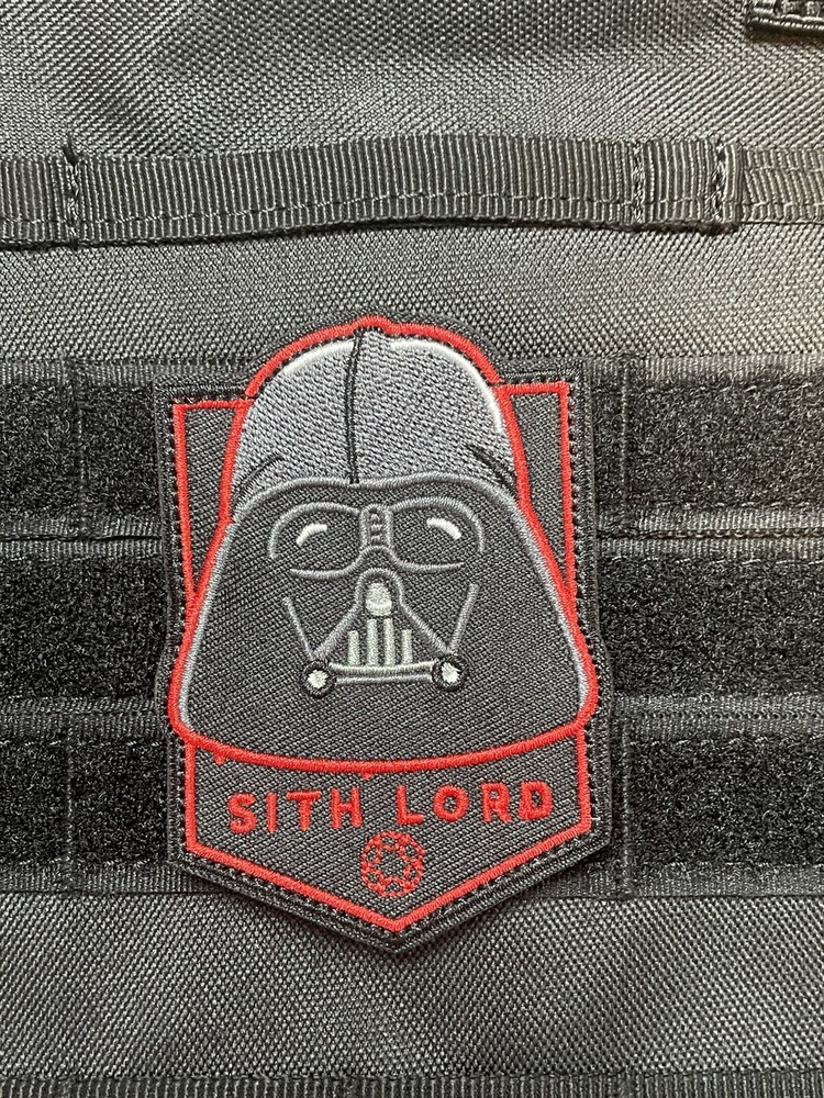 Sith Lord Darth Vader Federation Dark Side Star Wars Tactical Patch Hook Loop