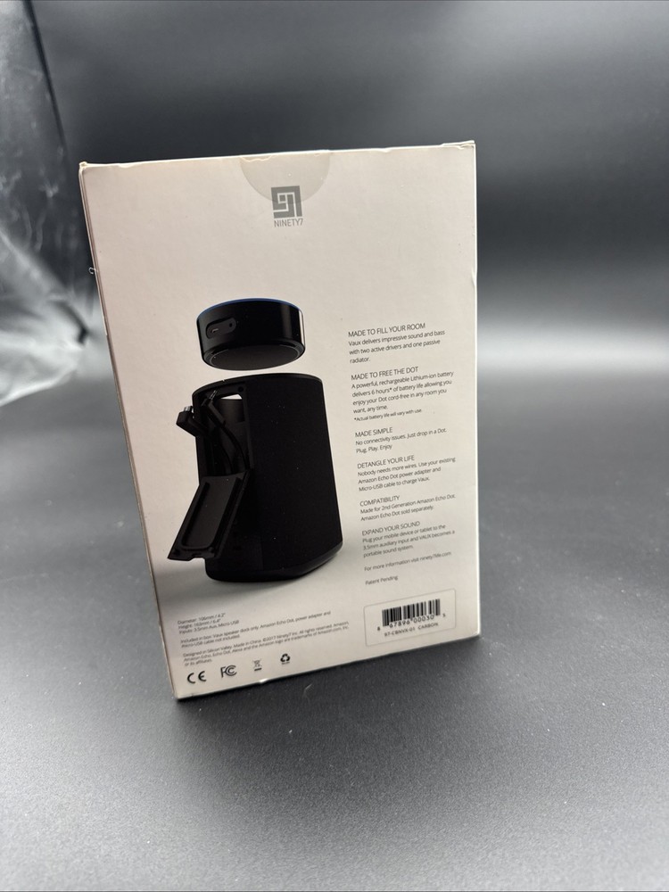 Ninety7 Vaux Smart Portable Speaker New