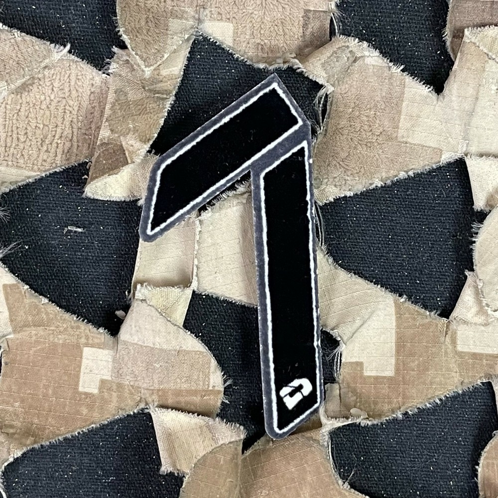 NEW Push Division Number Patch #7 - Grey