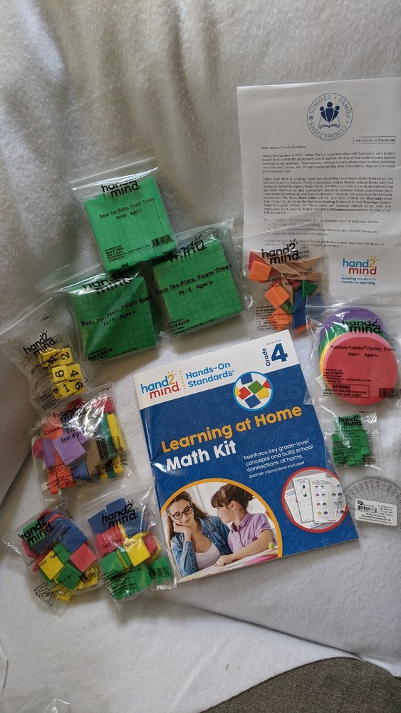 Hand2mind Math foam base  classroom set 200 pc learning class 4th Grade Book